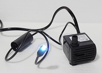ANMSALES BK-300M (3.5W 180LPH 0.5Mtr) Small Fountain Water Pump For Showpiece/Aquarium/Single Led Mirchi Bulb Pump.