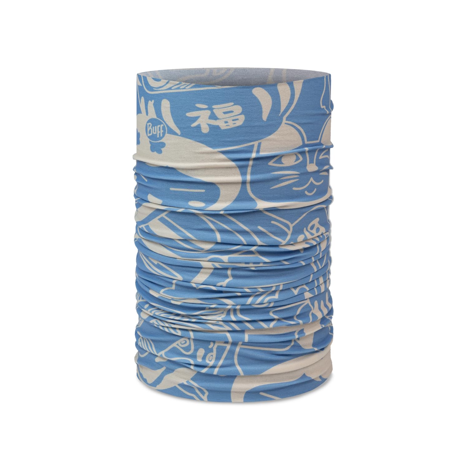 Buff®| Original EcoStretch Multifunktionstuch Männlich Weiblich Erwachsene, Schal, Schlauchförmig, Multifunktional, Hals und Kopf, Laufen, Gehen, Wandern, Nachhaltig, Leicht, Einheitsgröße, Blau