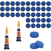 Vefungyan Pool Cue Tips Replacement Kit 11 in1 Billiards Pool Cue Tip Repair Shaper Tool with 20pcs cue Tips 5 Chalk for Replacement