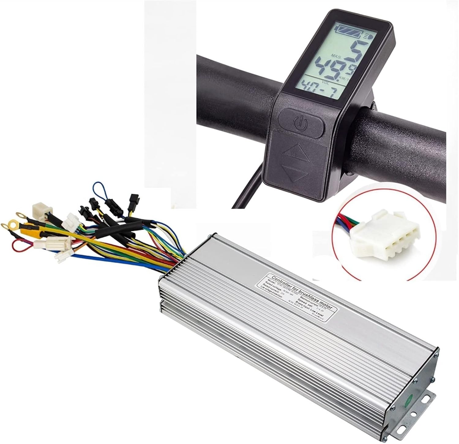 Ebike Accessories Electric Bike Controller 36v 48V 18 Mosfet 45A Sine Wave