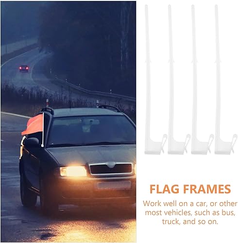 Miniatura 5 de Abaodam Soporte para mástil de bandera americana, bandera americana, gancho de escritorio, vehículos, bandera de la nación, soporte para bandera,