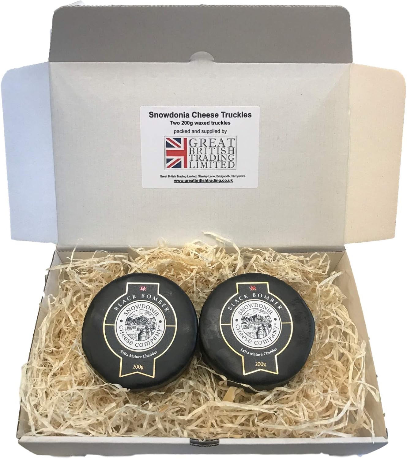 Snowdonia Black Bomber Extra Mature Cheddar Cheese Gift Set 2x 200g