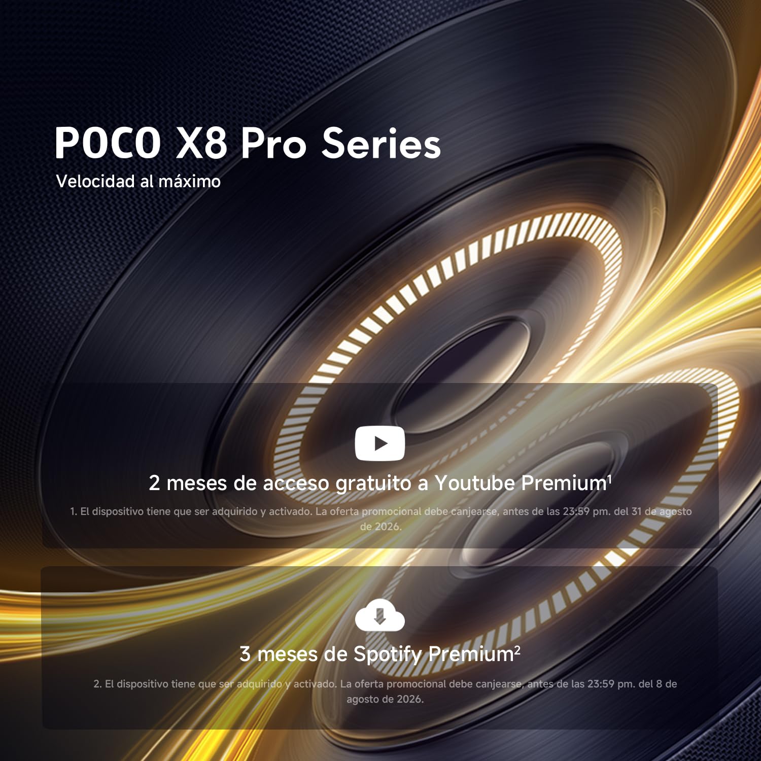 XIAOMI POCO X8 Pro - Smartphone de 8+256GB, Dimensity 8500-Ultra, batería de 6500 mAh, Sensor Sony IMX882 de 50MP con OIS, 1 año de garantía Extra, Cargador no Incluido, Blanco (Versión ES) — view 2