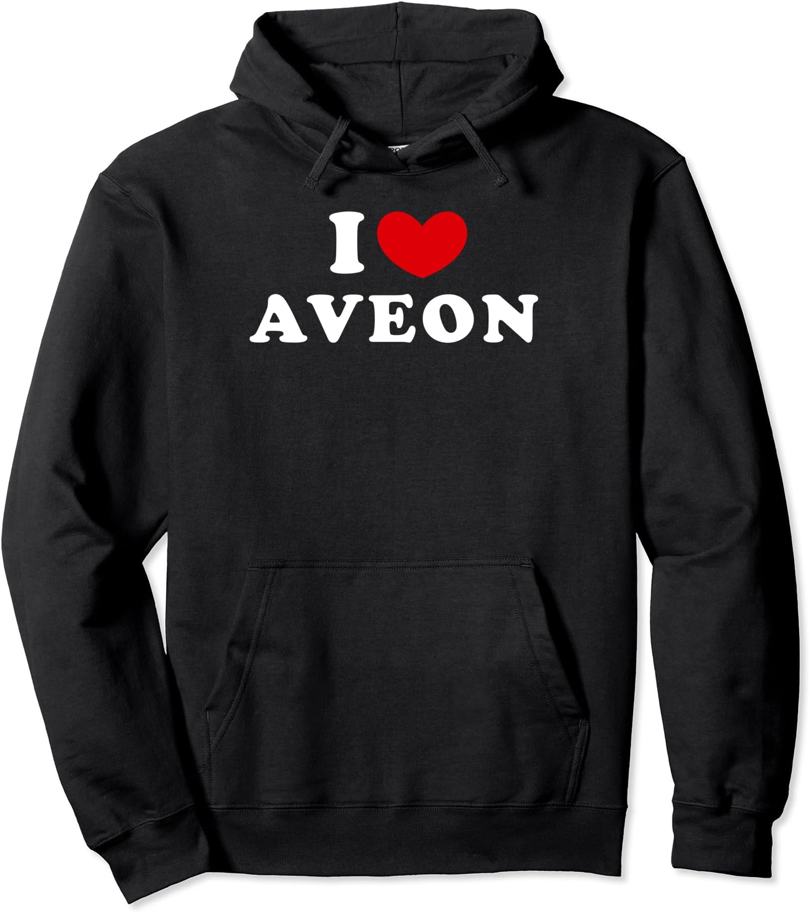 I Love Aveon, I Heart Aveon Pullover Hoodie
