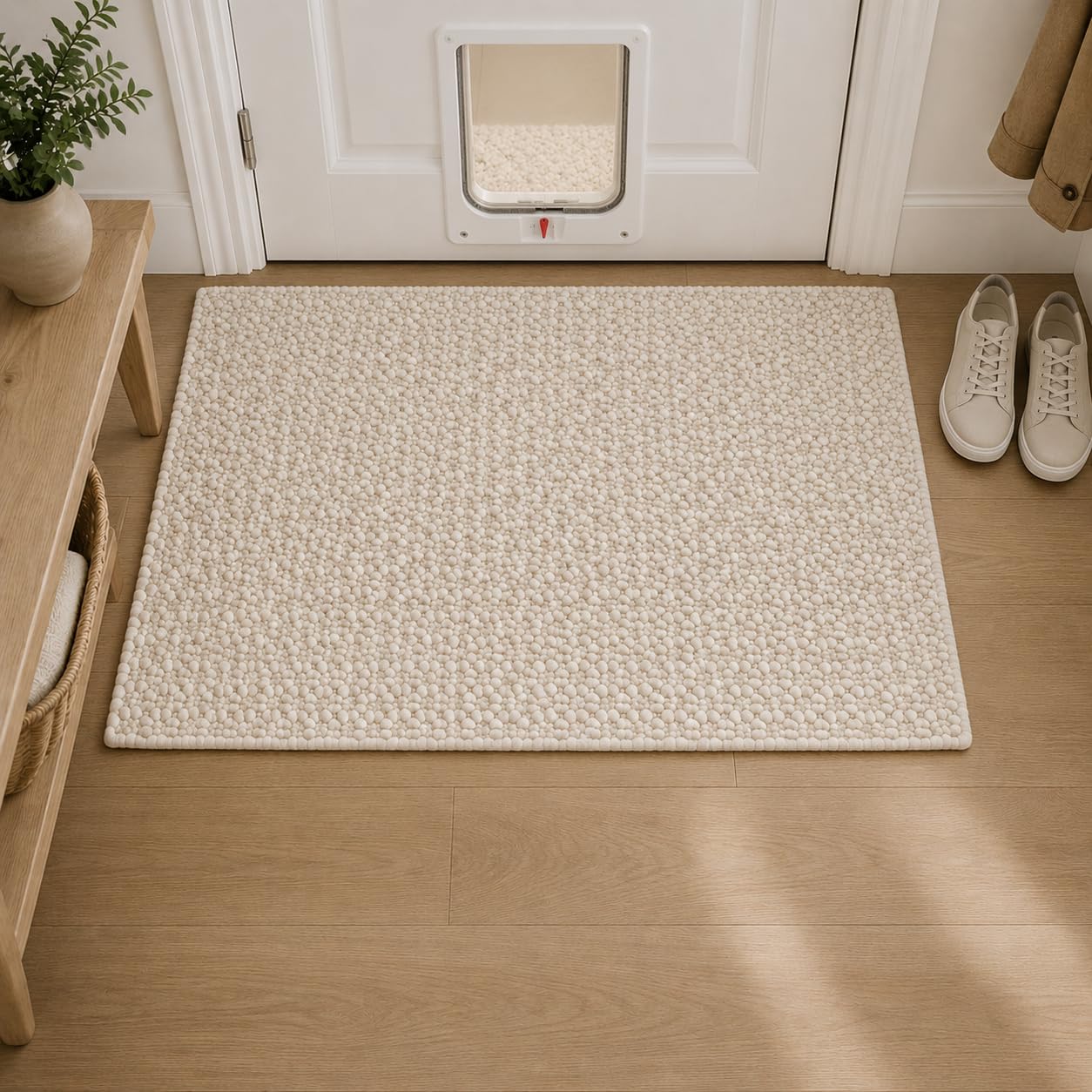 Amazon.com: The Knitted Co. Handwoven Wool Doormat - Hand Woven