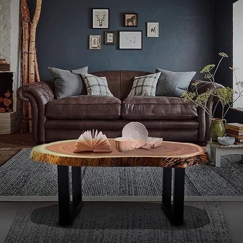 Miniatura 6 de Patas de banco de metal de 16 pulgadas, patas de mesa de café resistentes para muebles, patas de escritorio, juego de 2, color negro