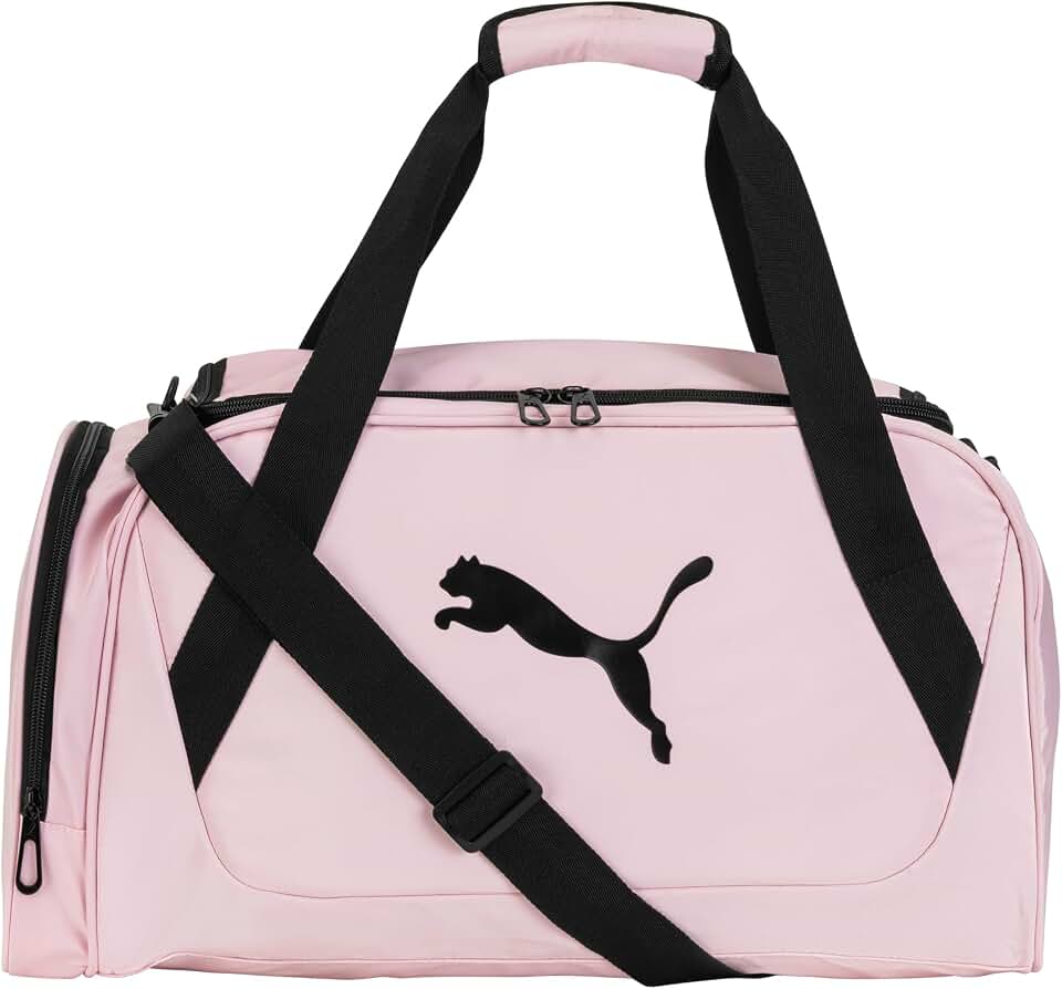 Bolsa esportiva feminina Flora, Rosa malva/preto, Bolsa esportiva Flora