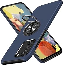 Galaxy S23 Case with Ring, TPU Shockproof, Smartphone Case, Compatible with In-Car Holder, Stand Function, Lightweight, Thin, For Galaxy S23 SC-51D SCG19 Case, Camera Protection, Shock Absorption,