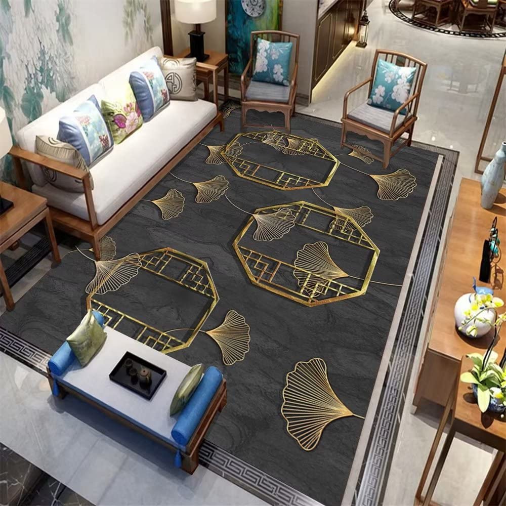 Zewnętrzny wodoodporny dywan nowy chiński styl salon retro kwiaty i ptaki dywan bożonarodzeniowy złota sofa do salonu dywan przedpokój dywan zewnętrzny wodoodporny dywan zmywalny dywany do przedpokoju 80 x 160 cm