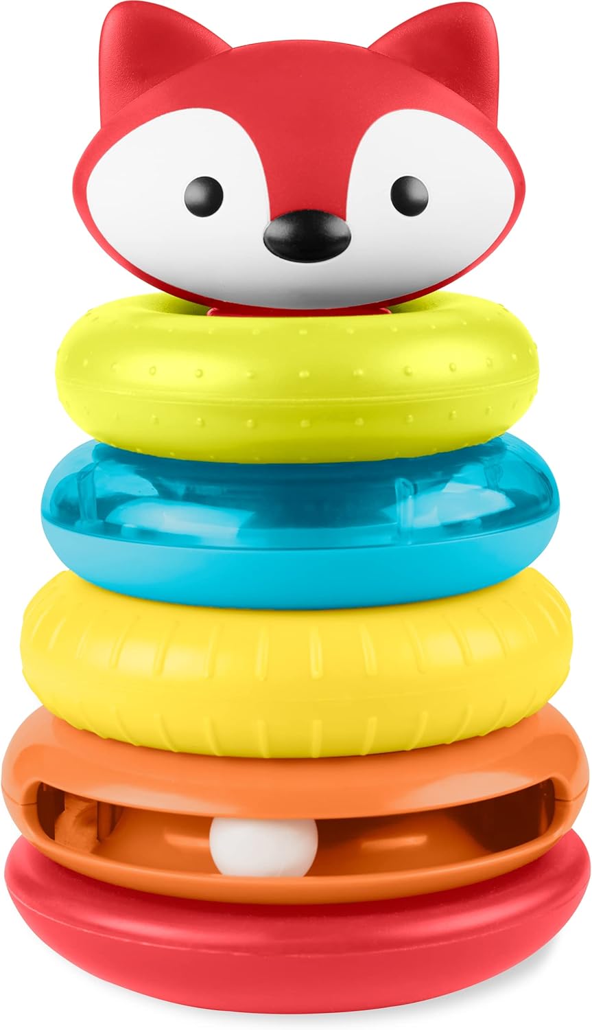 Skip Hop Baby Stacking & Nesting Toy, Explore & More Fox Stacking Toy