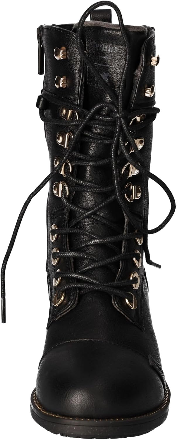 MUSTANG 1402-501 Ladies Calf Boots, Black