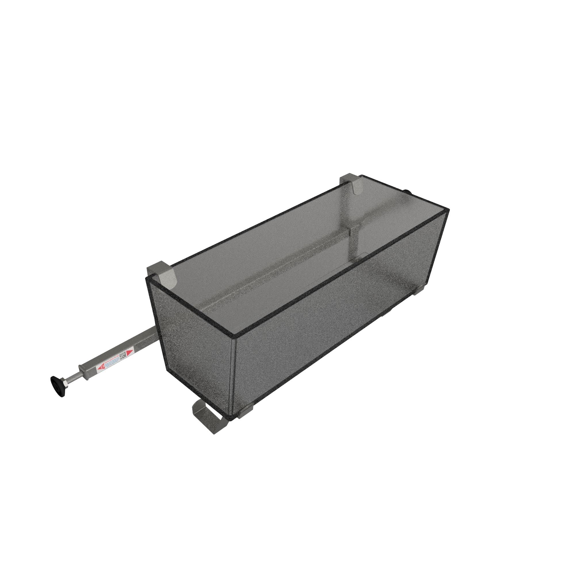 Blumenkastenhalter Vario-Fix Universal Haltebügel für 12cm bis 24cm Blumenkasten mit 90cm Spannstange
