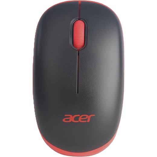 Acer Flow Wireless Mouse 1600 DPI Black/Red