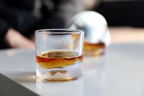 Miniatura 63 de LIITON - Juego de 4 vasos para whisky Gran Canyon: Vaso de whisky pesado de estilo clásico Everest