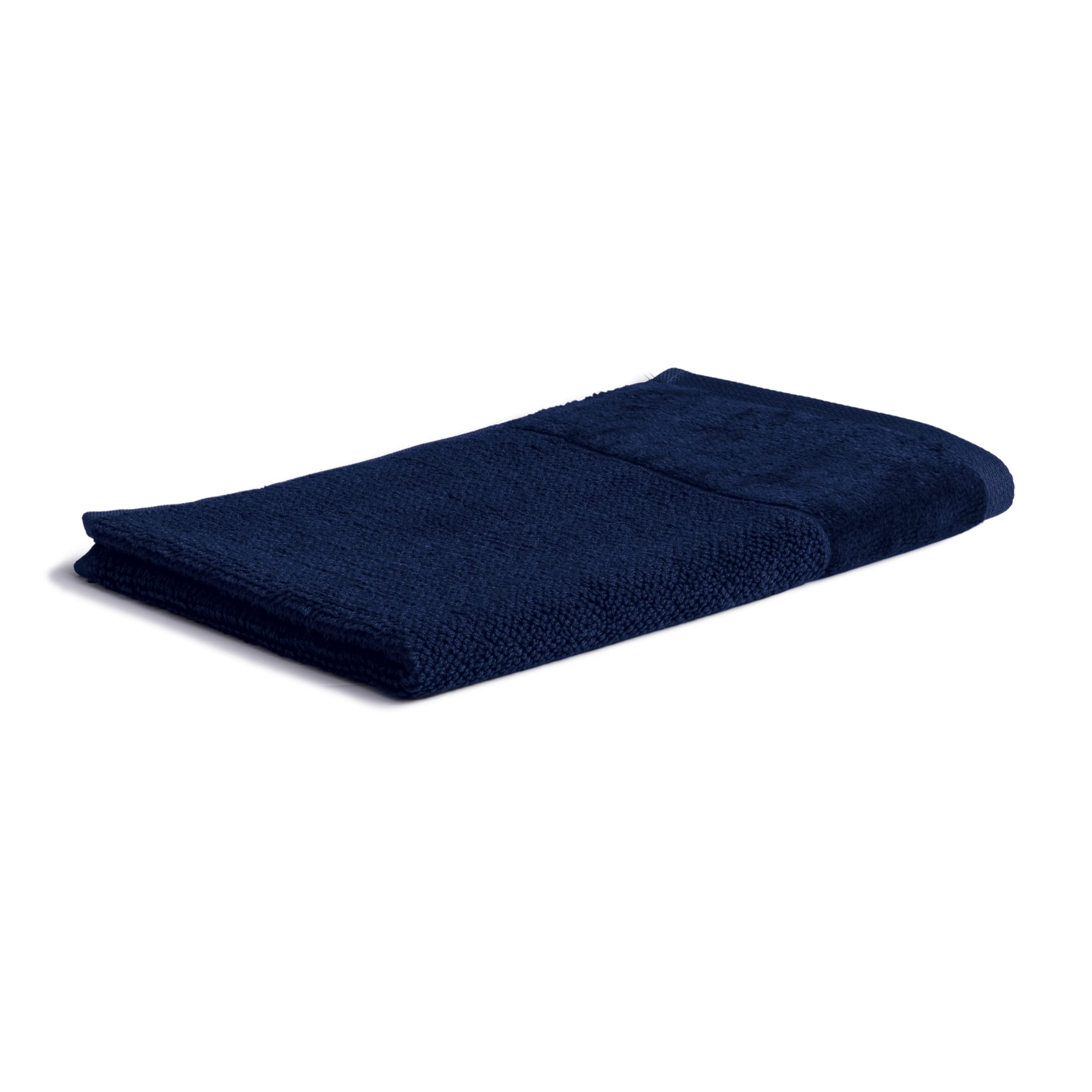 Möve Bamboo Luxe Gästetuch 30 x 50 cm aus 60% Baumwolle / 40% Viskose aus Bambus-Zellstoff, deep sea