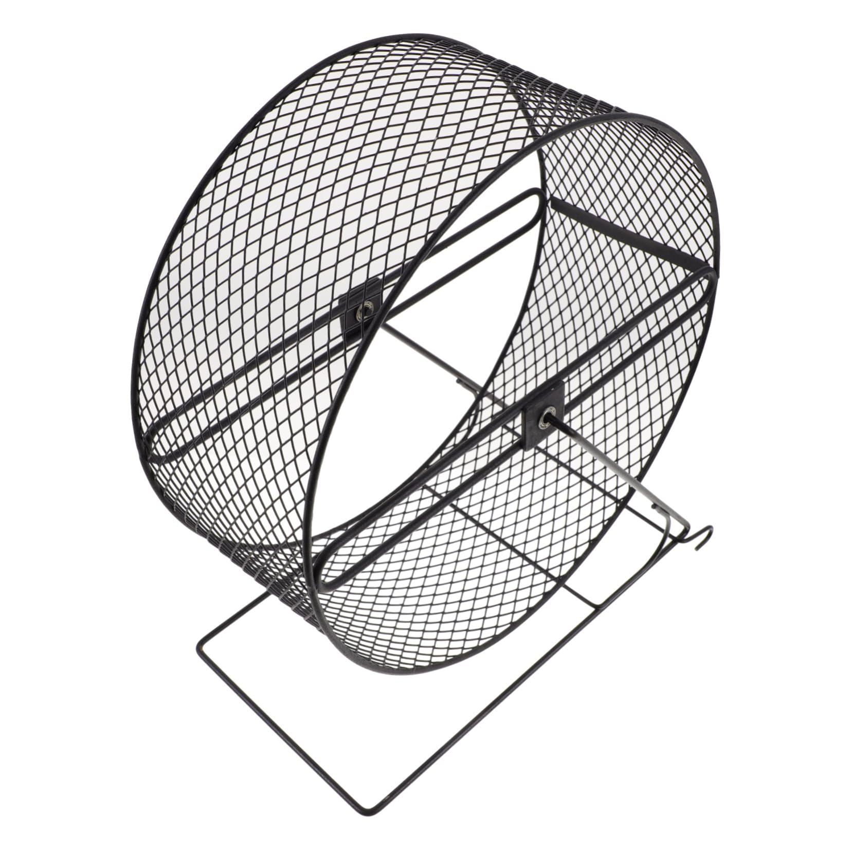 TOYANDONA Roue de Chinchilla Silencieuse en Fer, Jouet pour Petits Animaux, Roue d'exercice pour Hamster, Sûre et Amusante pour L'entraînement Quotidien