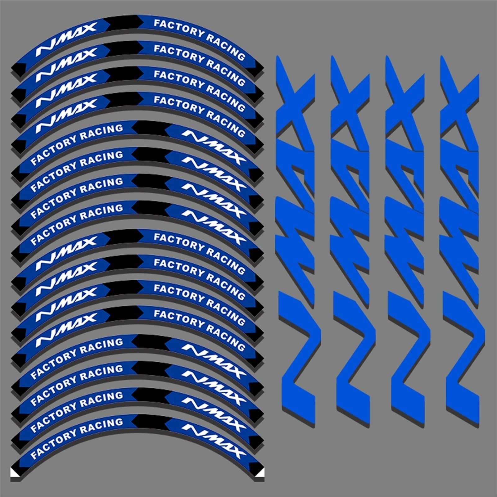 Motorcycle Wheel Sticker Rim Decals for Yamaha Nmax 125 155 2021 2020 Wheel Rim Sticker