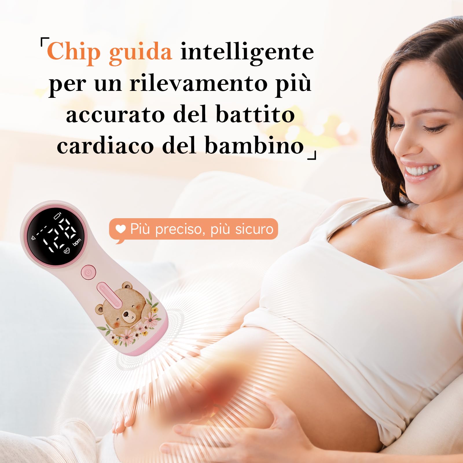 Regalo sentimentale per la futura mamma, souvenir artistico originale disegnato a mano per e gravidanza(Modello #U9) | Illustrazione originale del designer