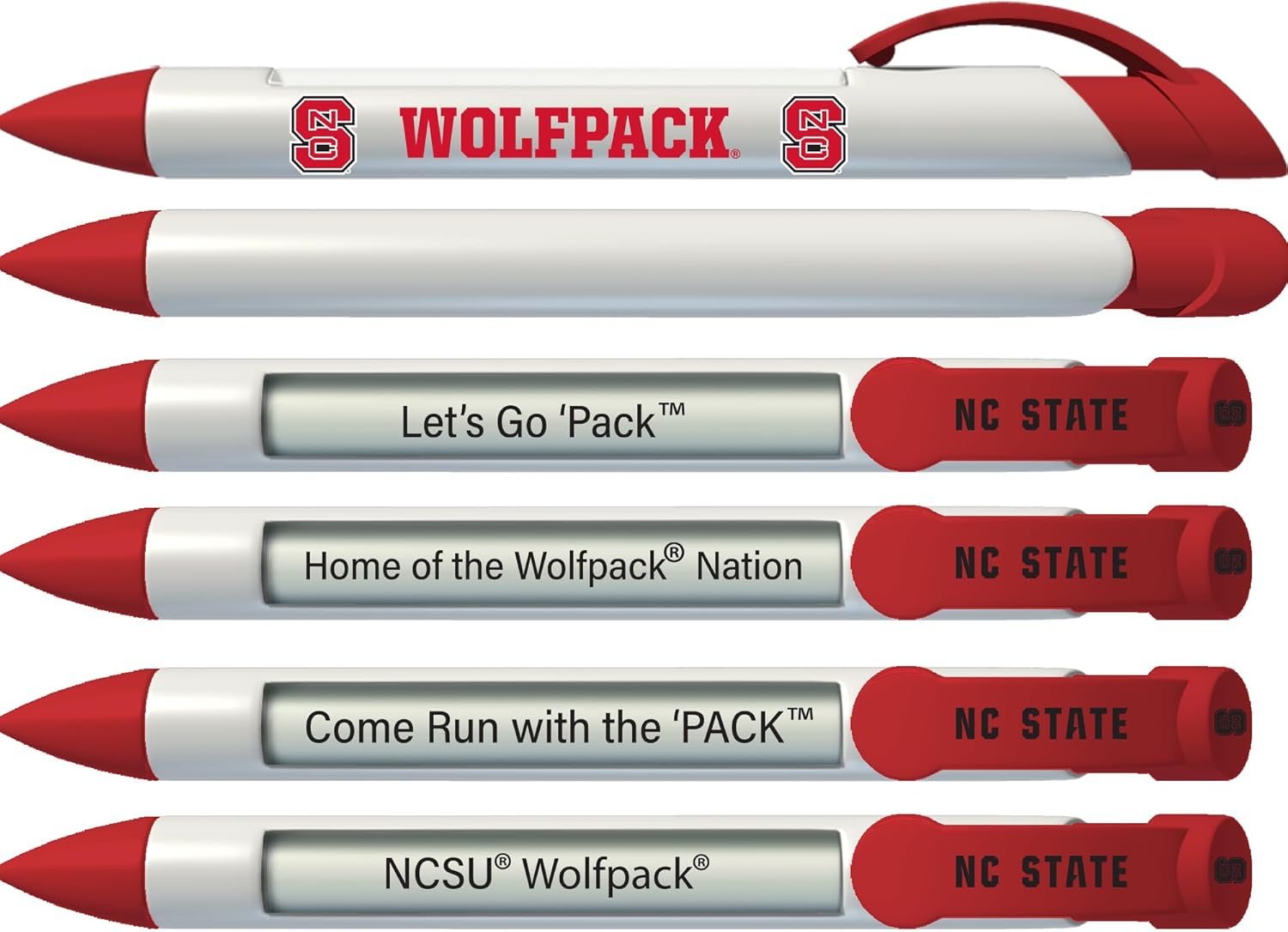 NC State Sticky Note Desk Set with Rotating Message Pen (2222)