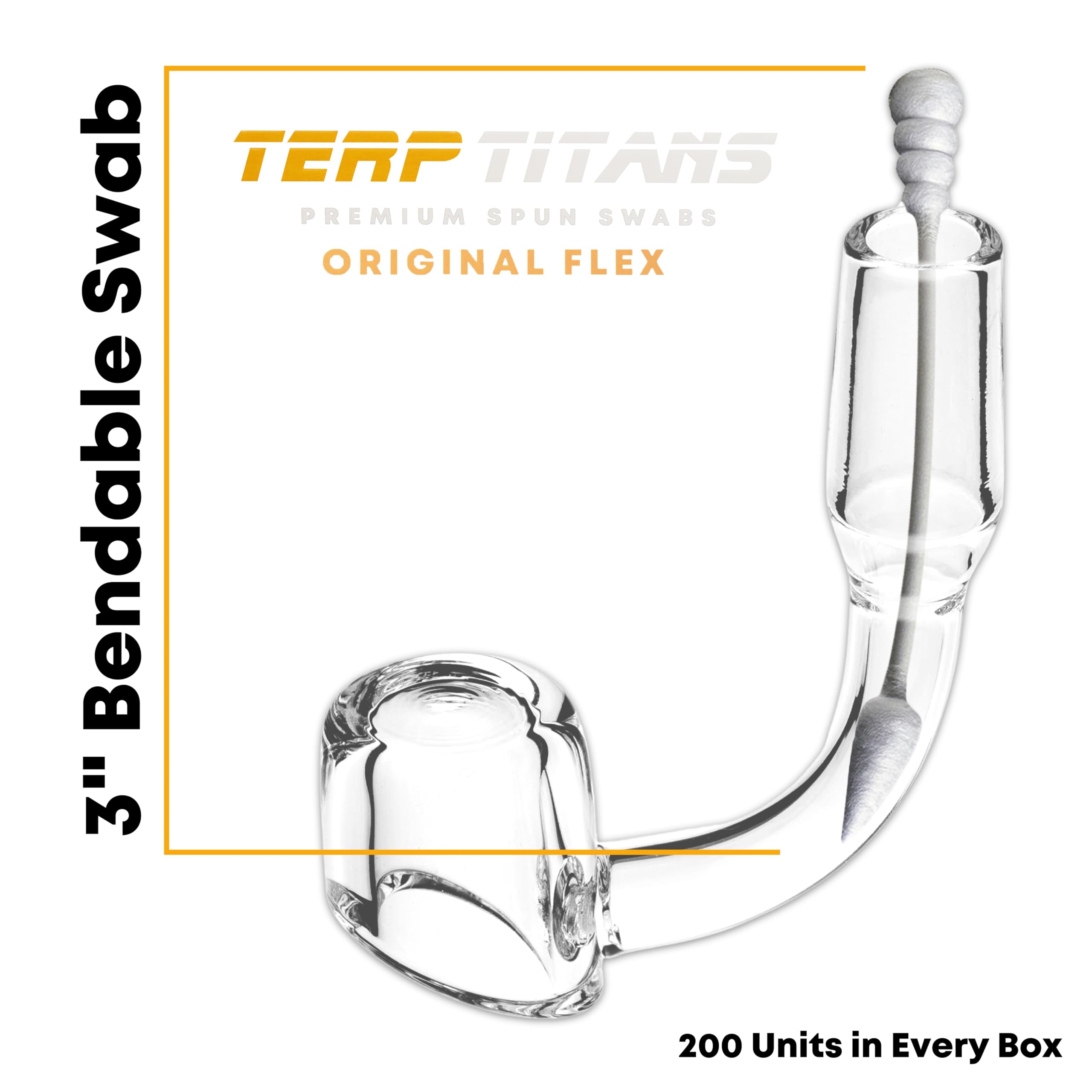 Original Flex – flexible Wattestäbchen, 800 Stück, Spiralspitze für maximale Absorption und feine Spitzen für enge Räume, keine Kunststoffverpackung, 4 Stück