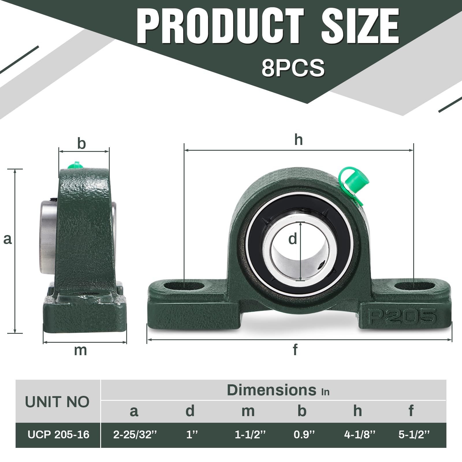 CPK Pillow Block And Flange Mounted Bearing. Metric And Inches Size. Cast Iron Housing | PH - View #3