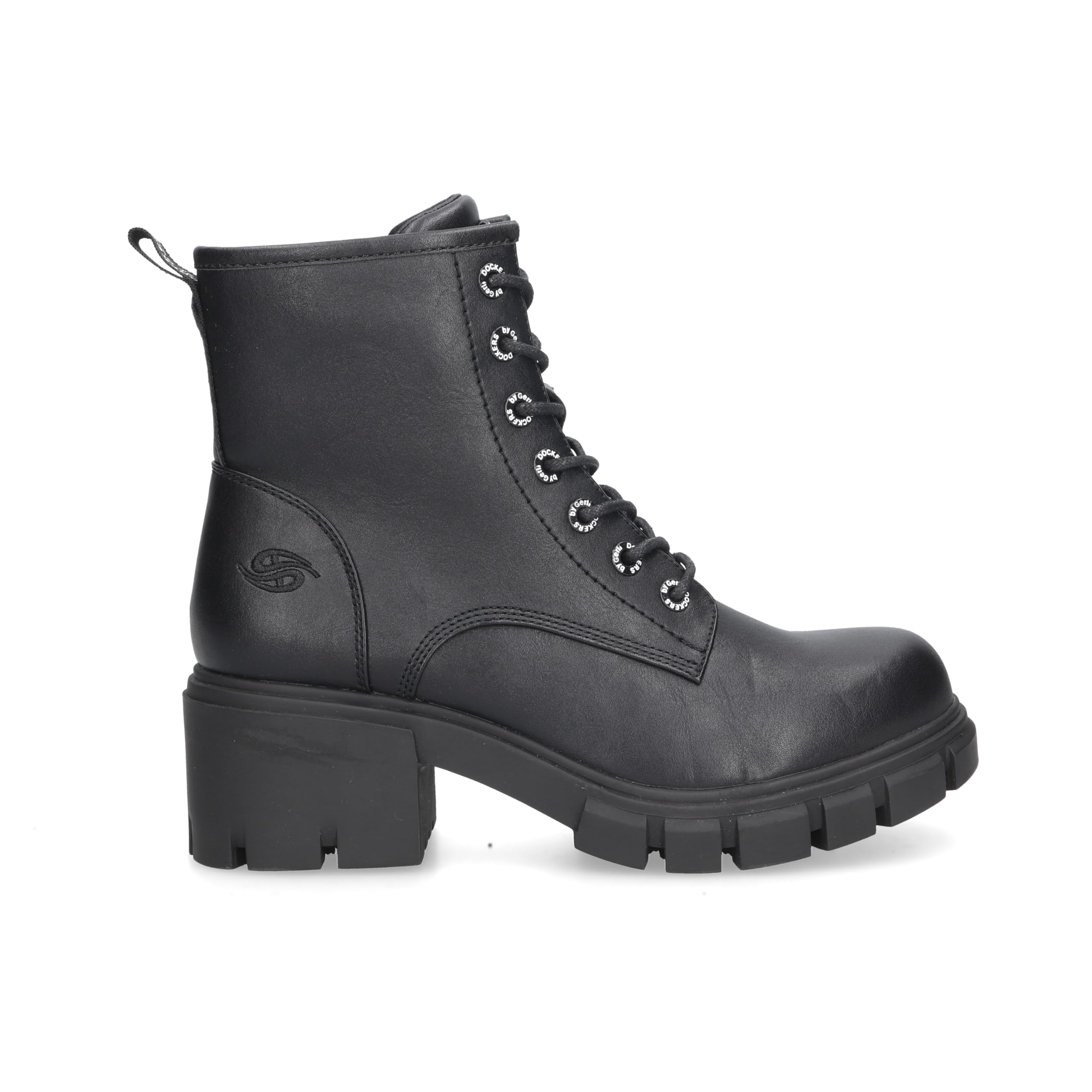 Dockers by Gerli Damen Erwachsene Schnür-Stiefeletten 47AA301 Weite normal Reißverschluss