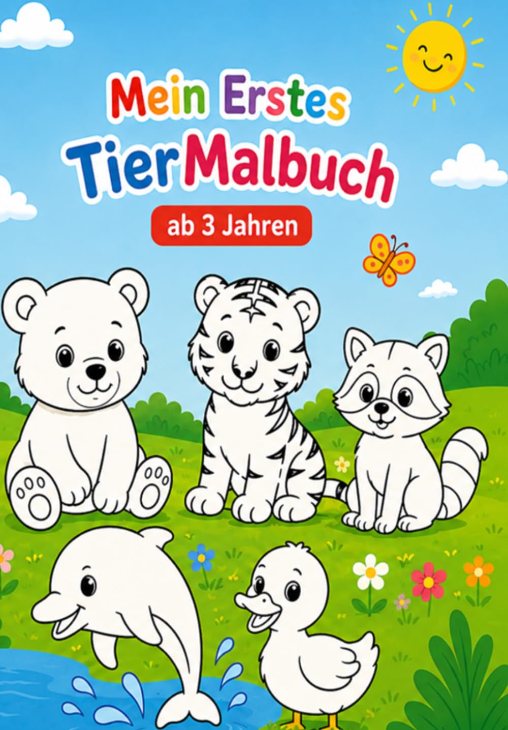 Mein Erstes Tier Malbuch