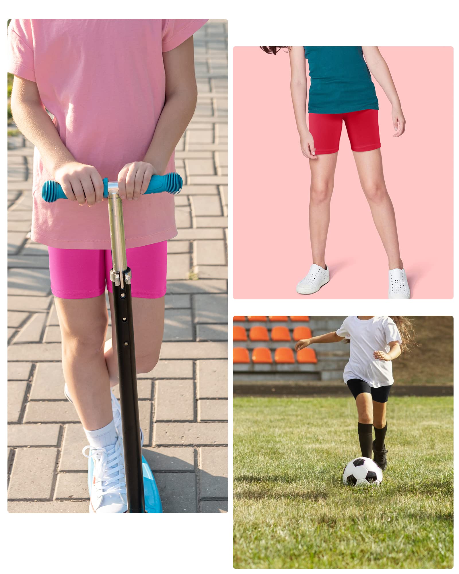 Girls Bike Shorts Cartwheel Shorts Dance Shorts For