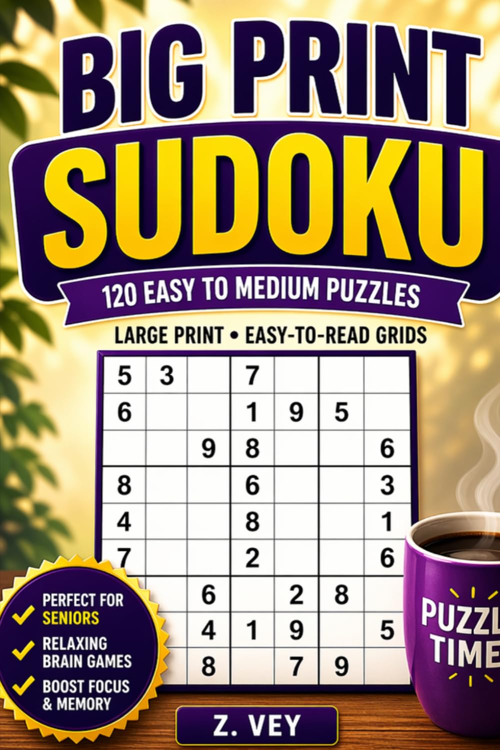 Big Print Sudoku Puzzles