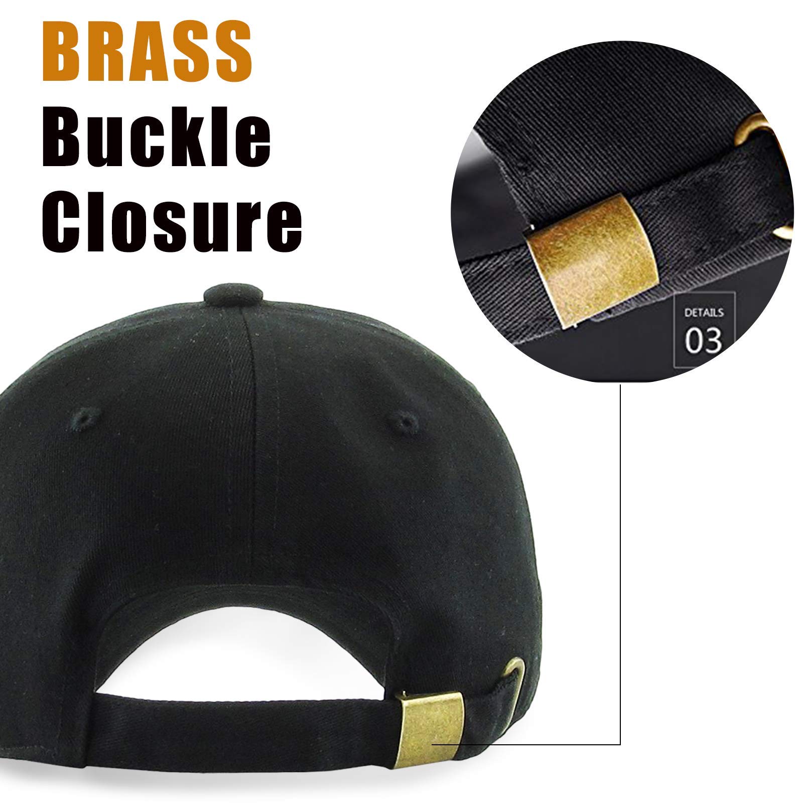 EDOTON Casquette Baseball pour Hommes Femme Couleur Unie Ajustable Sun Protection Anti UV Baseball Cap Taille Unique