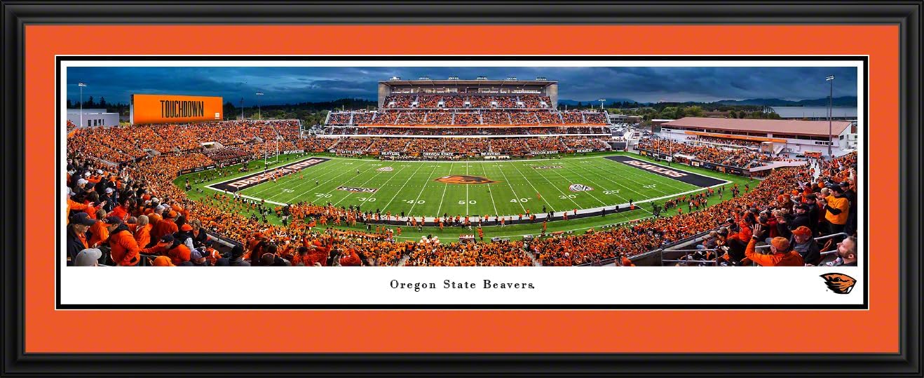 Oregon State Football - Unframed 40 x 13.5 Poster by Blakeway Panoramas
