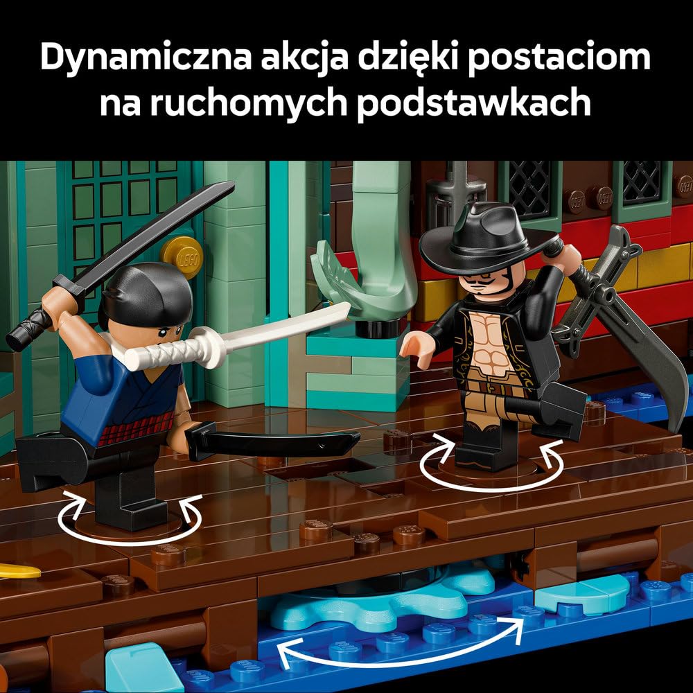 LEGO ONE PIECE Pływająca restauracja Baratie 75640 | Restauracja Baratie, zestaw dla dorosłych, prezent dla fana ONE PIECE, model do ekspozycji, 3402 elementy