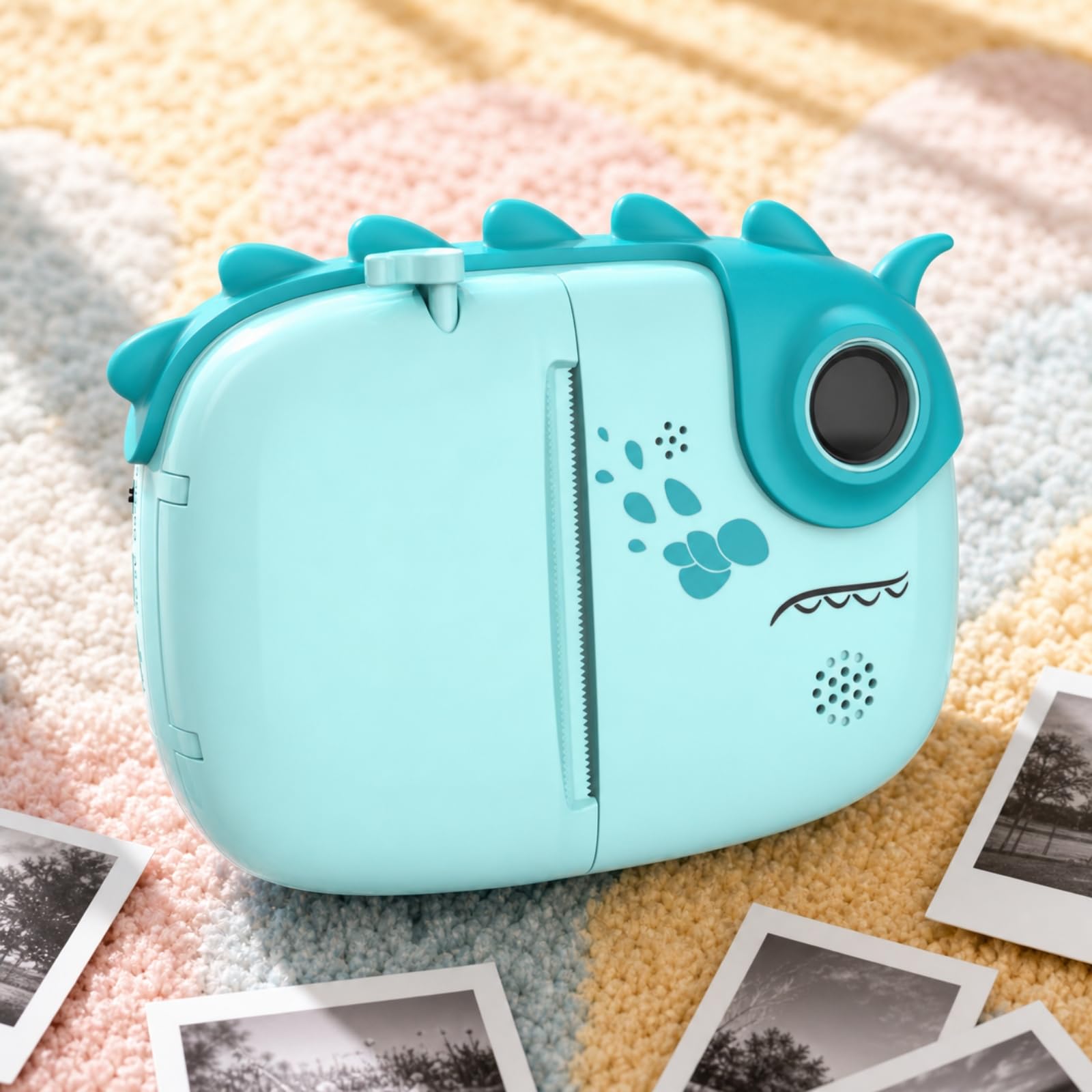 Appareil Photo Instantané Compact, sans Carte Mémoire, Bleu