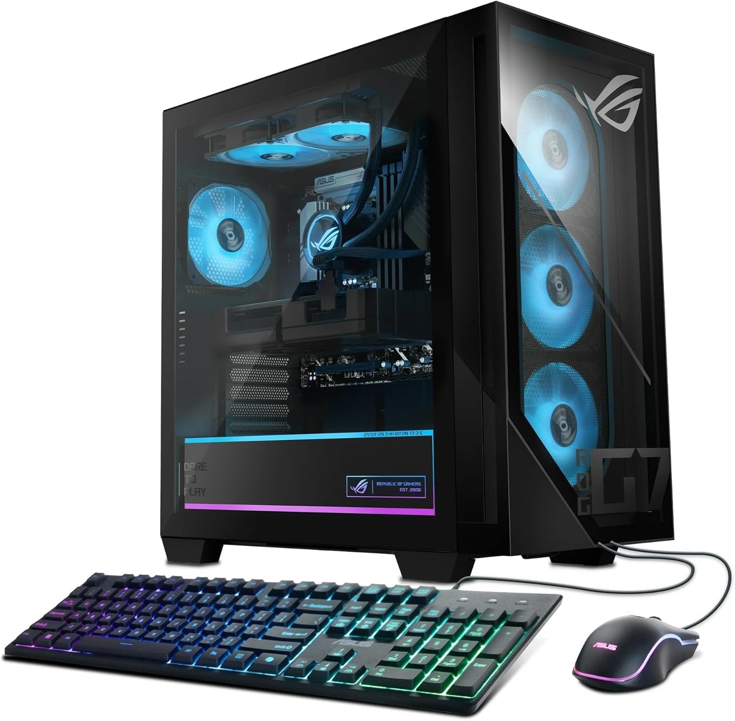 ROG Strix G16CH Desktop 4TB SSD 96GB DDR5 RAM Win 11 Pro (Intel 14th Gen Core i9-14900KS Processor Turbo Boost to 6.20GHz, NVIDIA GeForce 4060 Ti RTX 8GB GDDR6) Gaming PC Computer
