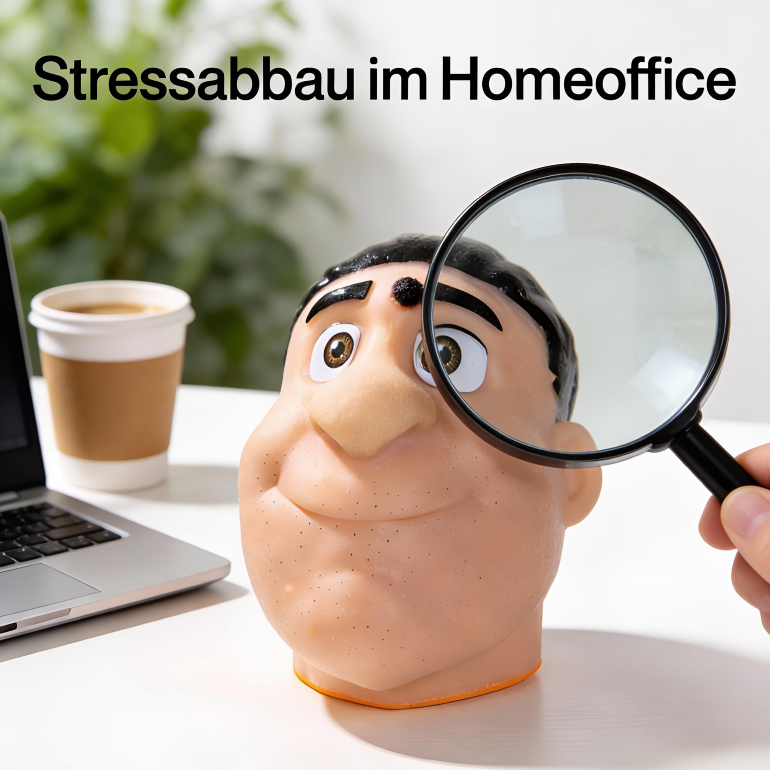 Pickel Ausdrücken Spielzeug 25 cm, Anti Stress Kopf mit Pinzette | realistische Hautstruktur, weiches Silikon, nachfüllbar, Pinzette, Mitesser Spiel, Büro & Zuhause, Geschenkidee
