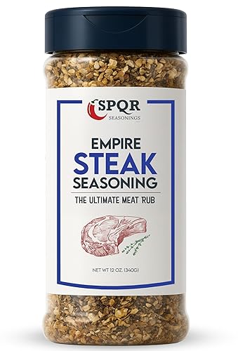 Empire Steak Seasoning XL - Tarro de 12 onzas totalmente natural Premiere carne