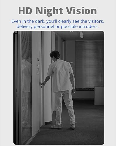 Miniatura 6 de Timbre de puerta de video con anillo inalámbrico, audio de 2 vías, cámara inteligente de puerta con campanillas, timbre de puerta de seguridad para
