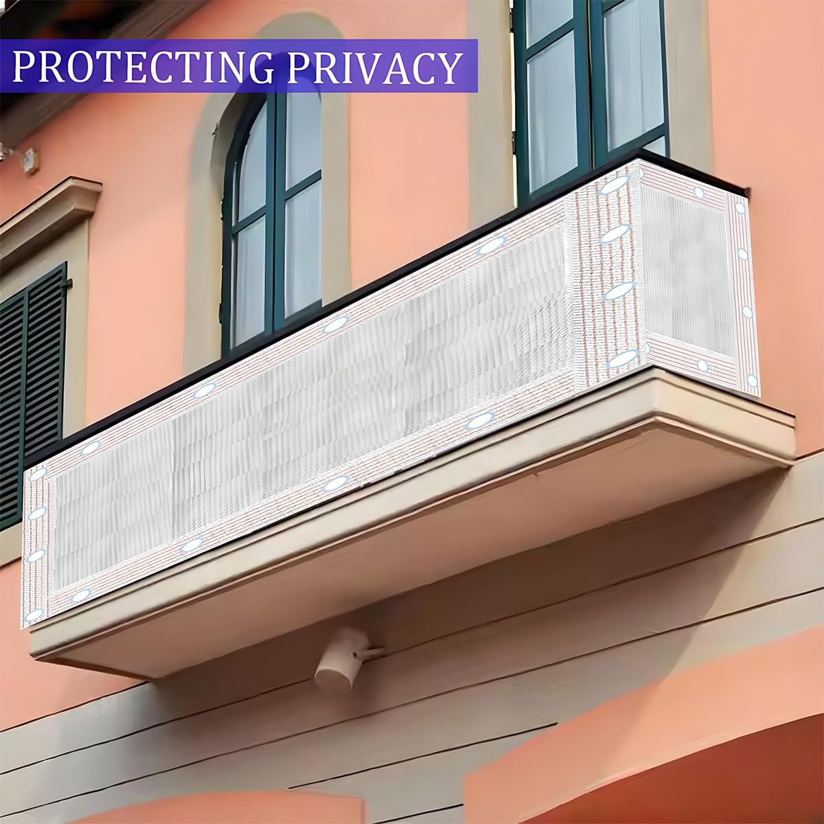Siatka zacieniająca premium z oczkami do użytku na zewnątrz – 4 x 6 m, 5 x 5 m, 5 x 11 m, odporna na promieniowanie UV, idealna do pergoli ogrodowej i na balkon.