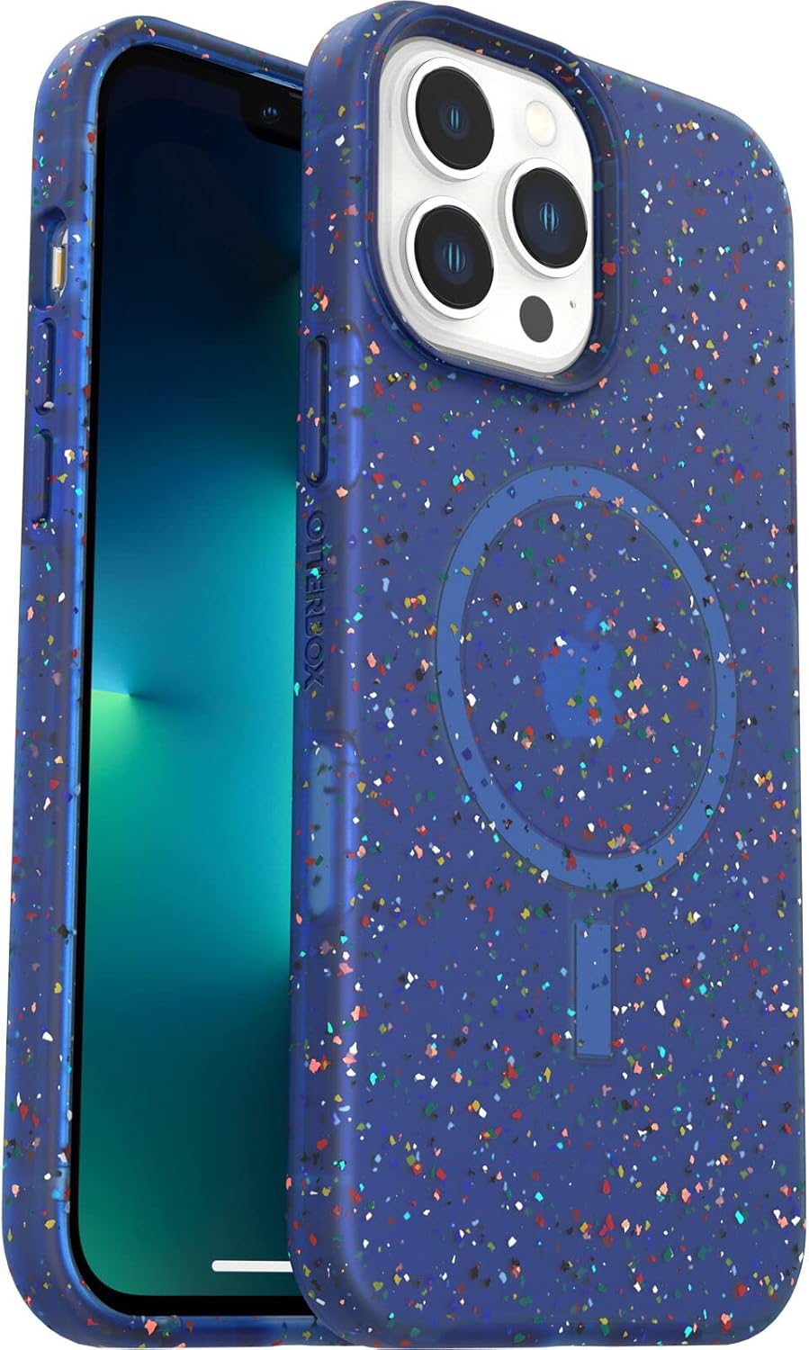 OtterBox - Ultra-Slim iPhone 13 Pro Max Case (ONLY) - Made for Apple MagSafe, Protective Phone Case Constructed from Recycled Materials (Blueberry Pie)