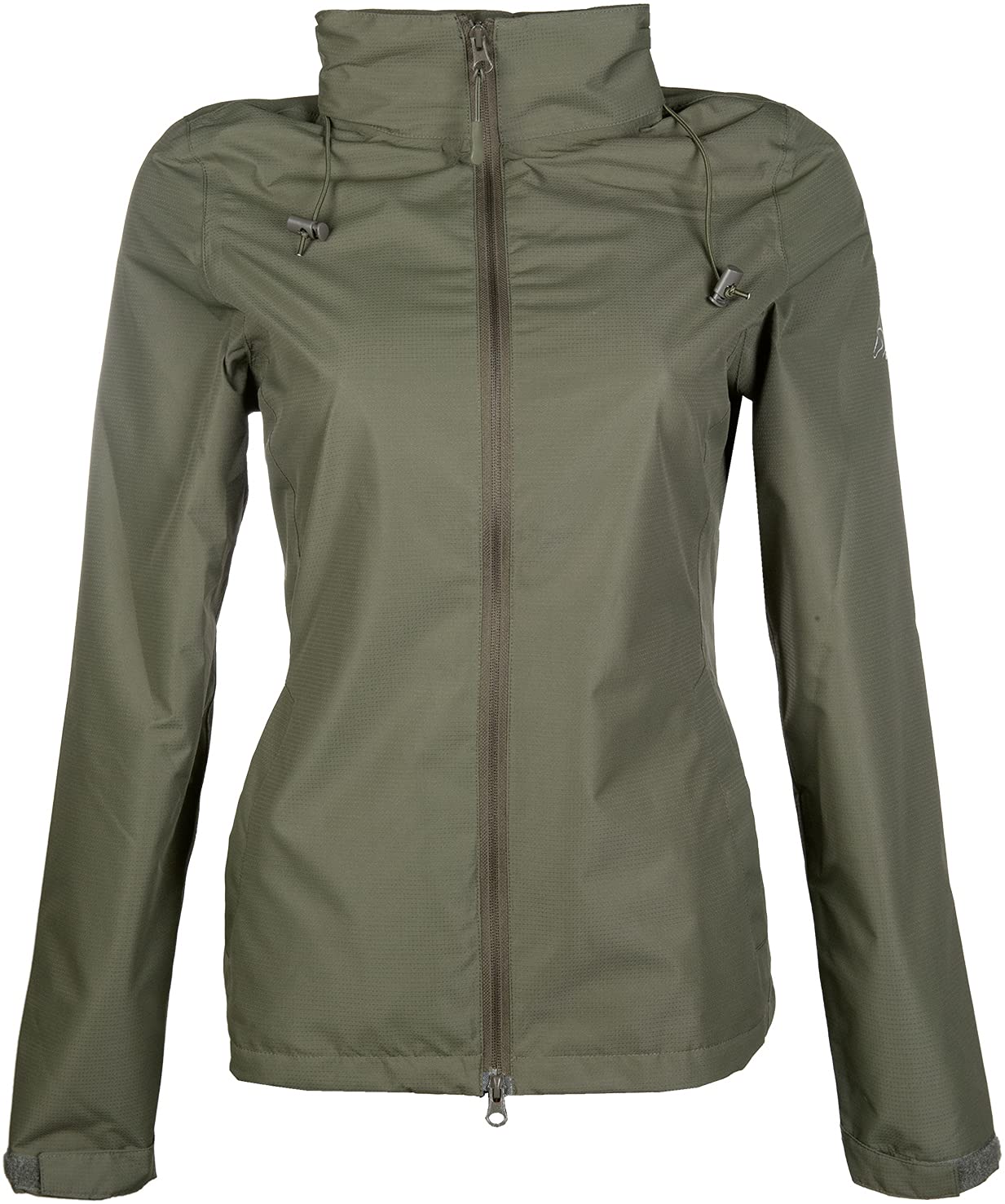 HkmLadies Rain Jacket Rainy Day Olive Green, Olive, S