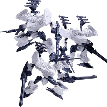 Sheik Mainland 1/60 - Argent Sword Troop Ventus Vector White - 3PCS/4,Model Kit,Highly Posable Collectible Model Ages 15+