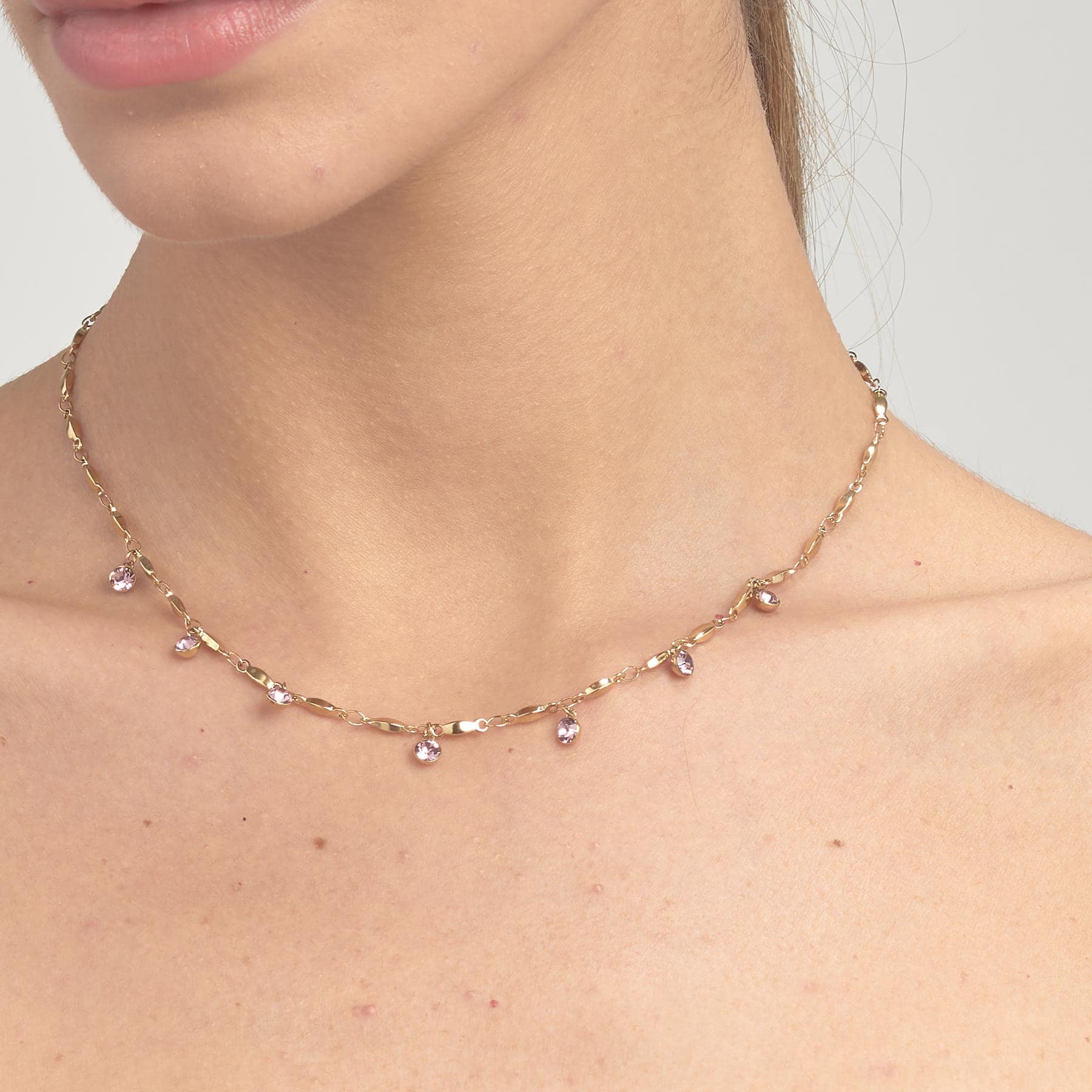 Brosway Collana Donna, Collana in Acciaio e Cristalli | Collezione Symphonia - BYM142