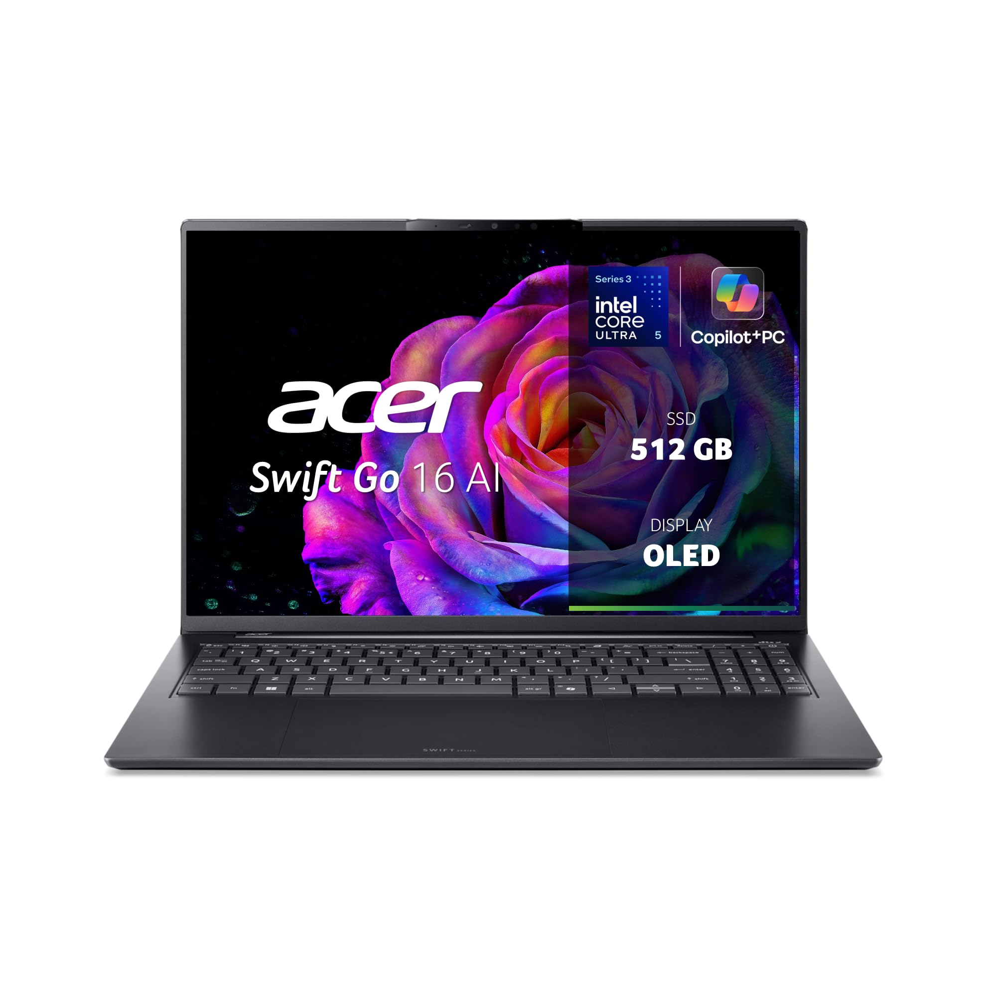 Acer Swift Go 16 AI | Laptop | 16" | Ultra 5 | 16GB | 512GB