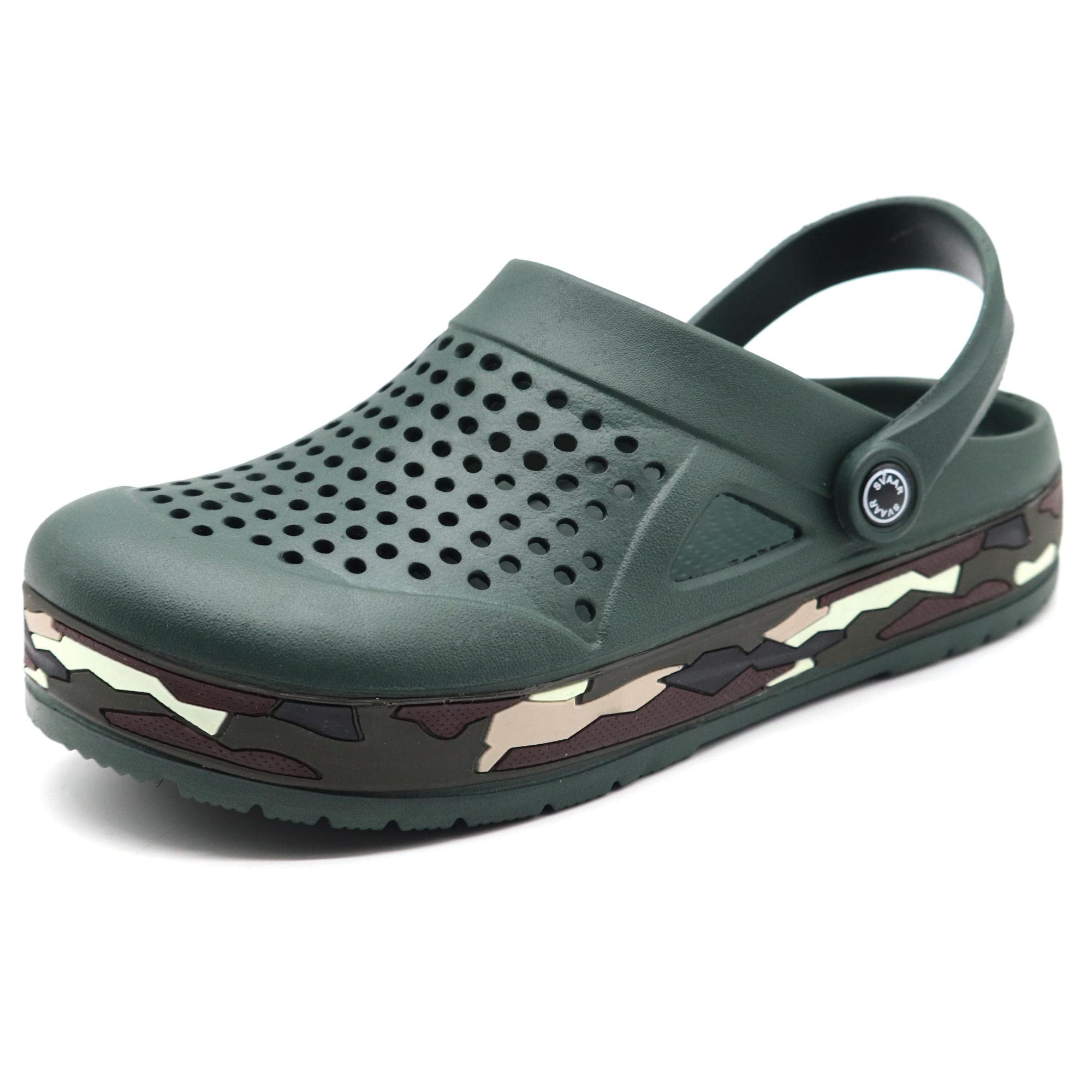 SVAARMen's Super Stylish Clogs || Sandals with Adjustable Back Strap for Men