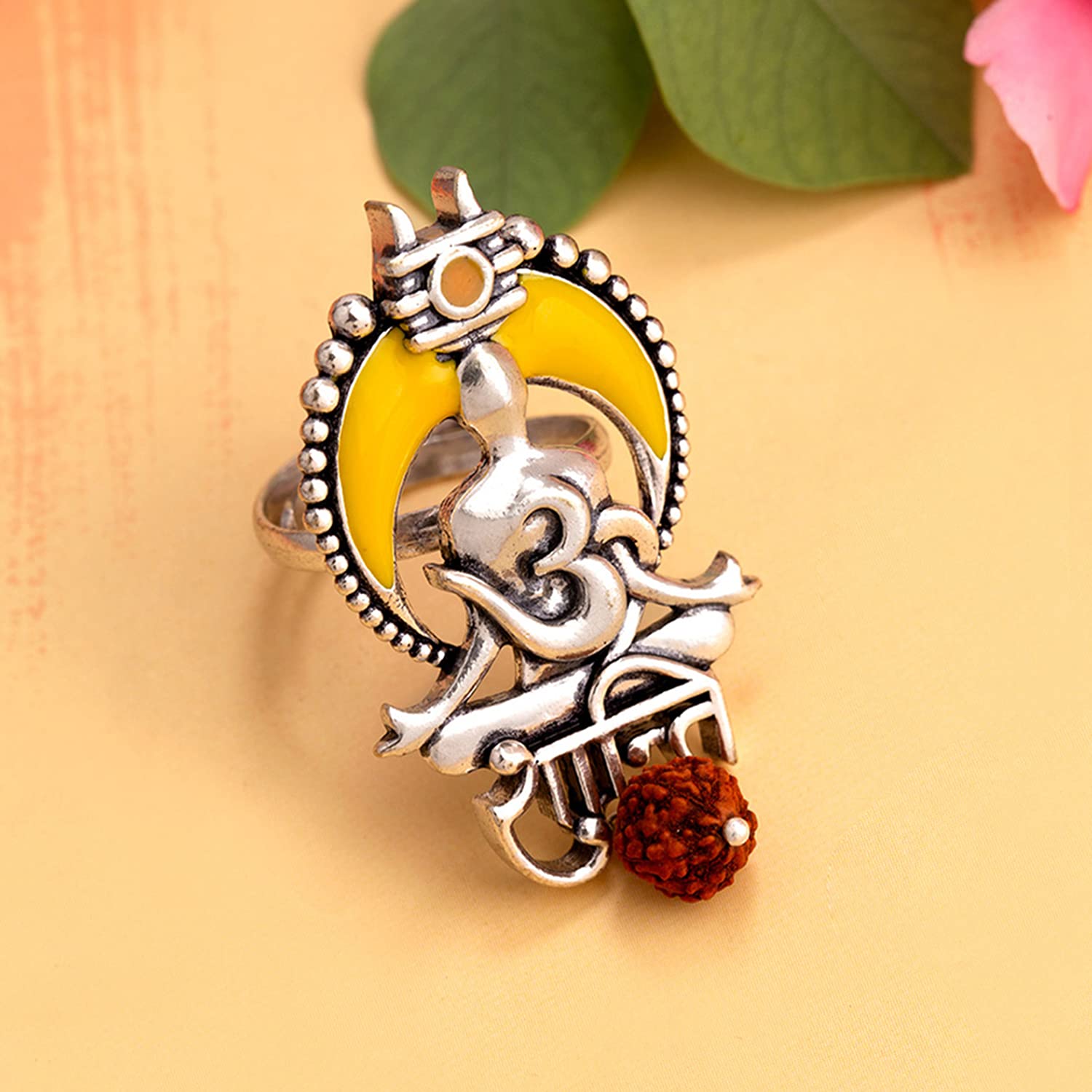Aham Brahmasmi Om Shanti Ring