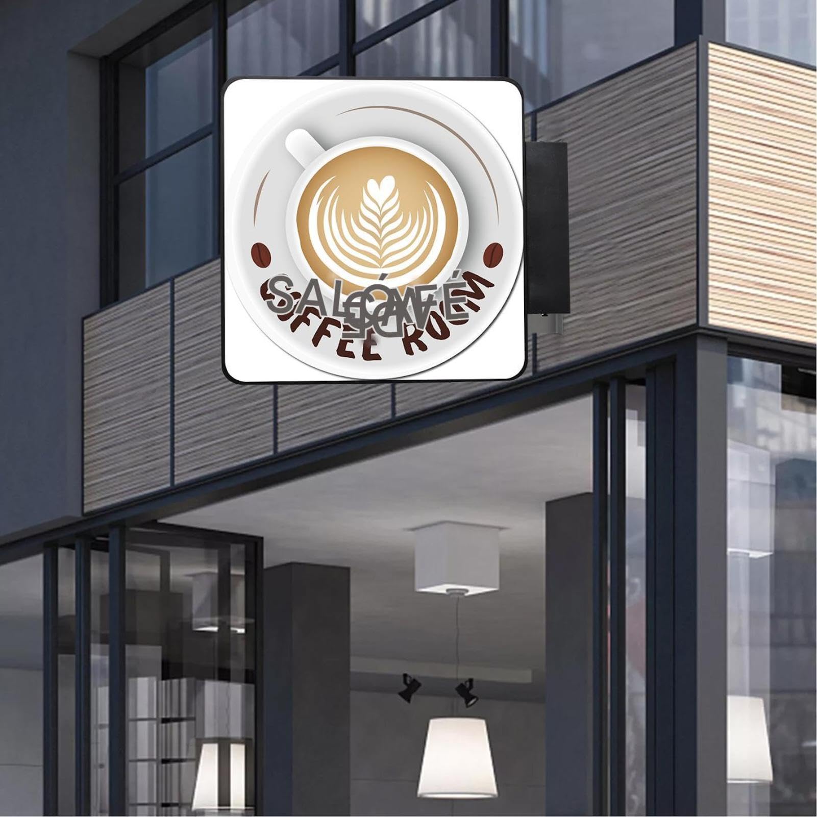 Cajas De Luz LED 70 X 70 Cm, Cajas De Luz De Doble Cara, Letrero Luminoso, Publicidad Luminosa, Lámparas De Doble Cara, Cajaes De Luzs Publicitaria, Para Decoración De Restaurante