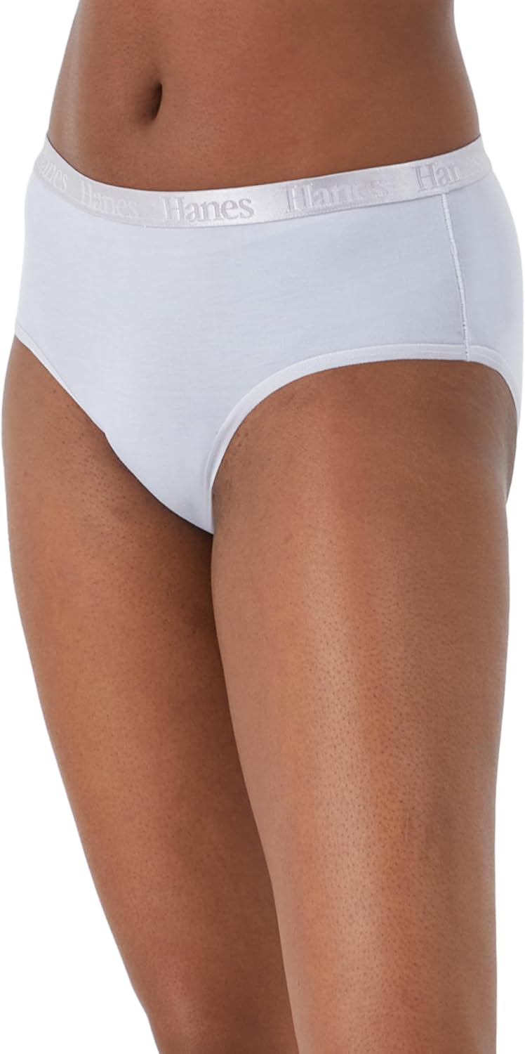 Hanes Women's Originals SuperSoft Hipster Underwear, 5-Pack, Viscose from Bamboo Panties - Image 3