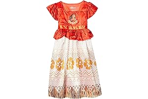 Disney's Moana Adventure Little People Girls Fantasy Gown Nightgown