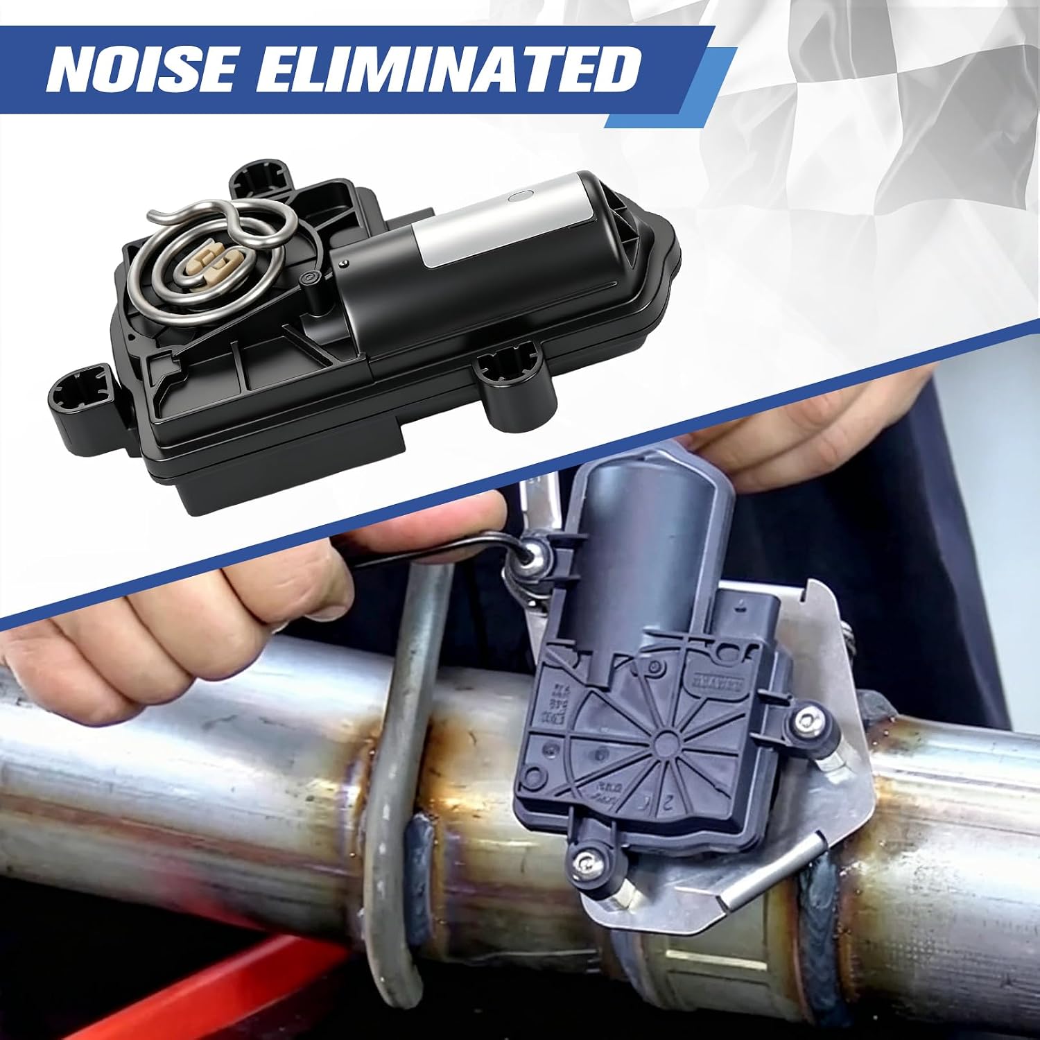 left side Active Exhaust Valve Actuator replace 68239269