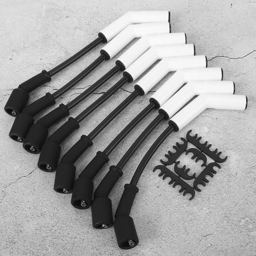 Ignition Cable, Spark Plug Wire Ceramic Boot Replacement 9070C Compatible with GM LS LT Engines